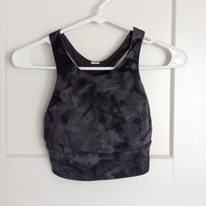 Lululemon Wonder Train Longline Sports Bra - Diamond Dye sz 4